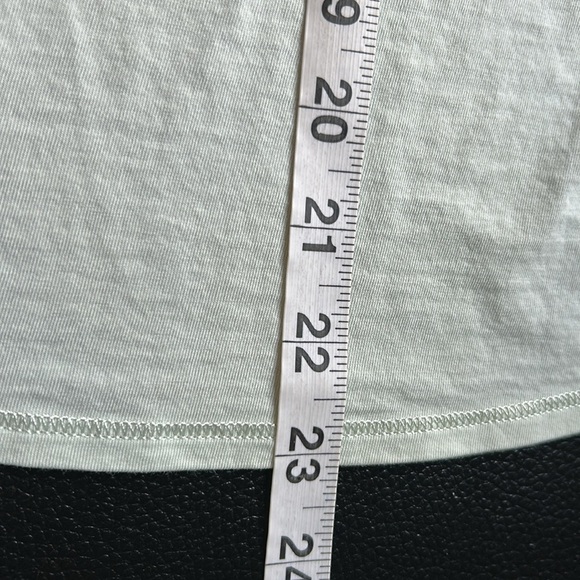 Lululemon All Tied Up Tank Top Mint Green Pima Cotton Yoga Shirt - Picture 10 of 12